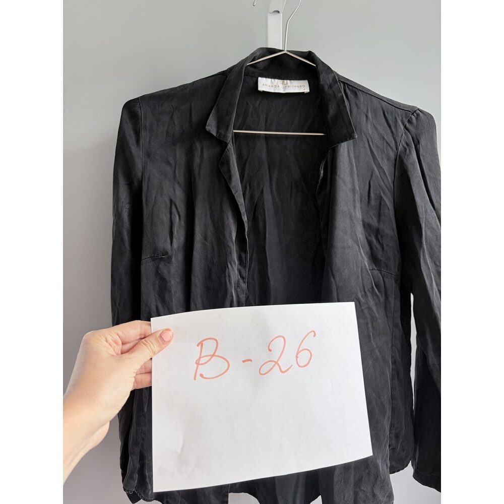 Amanda Uprichard Tailored Blouse Size M - Picture 4 of 10
